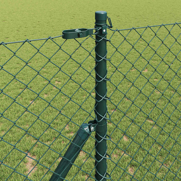 Grüne Zaunpfosten 10 x 1,2 m