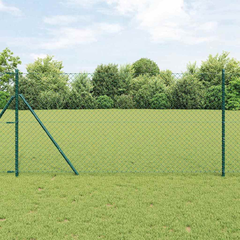 Grüne Zaunpfosten 10 x 1,2 m