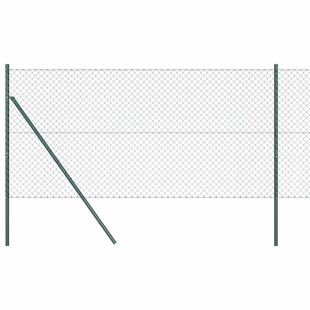 Grüne Zaunpfosten 10 x 1,2 m