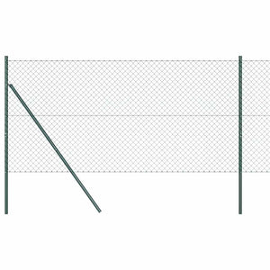 Grüne Zaunpfosten 10 x 1,2 m