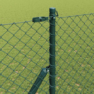 Grüne Zaunpfosten 10 x 1,6 m
