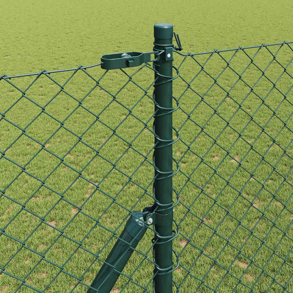Grüne Zaunpfosten 10 x 1,6 m