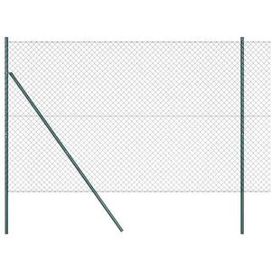 Grüne Zaunpfosten 10 x 1,6 m