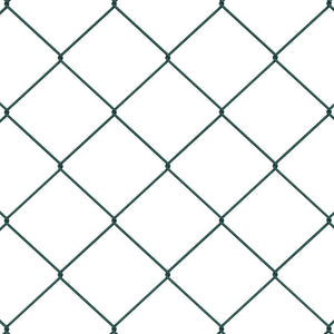 Grüne Zaunpfosten 10 x 1 m Stahl PVC