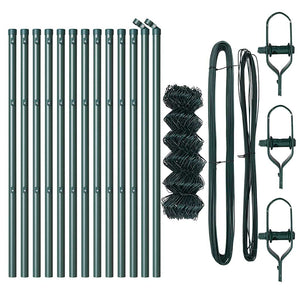 Grüner Zaunpfosten 2,5 x 0,4 m