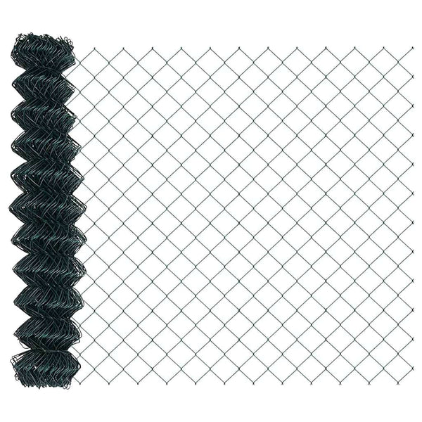 Grüner Zaunpfosten 1x25m, 60x60mm Maschen