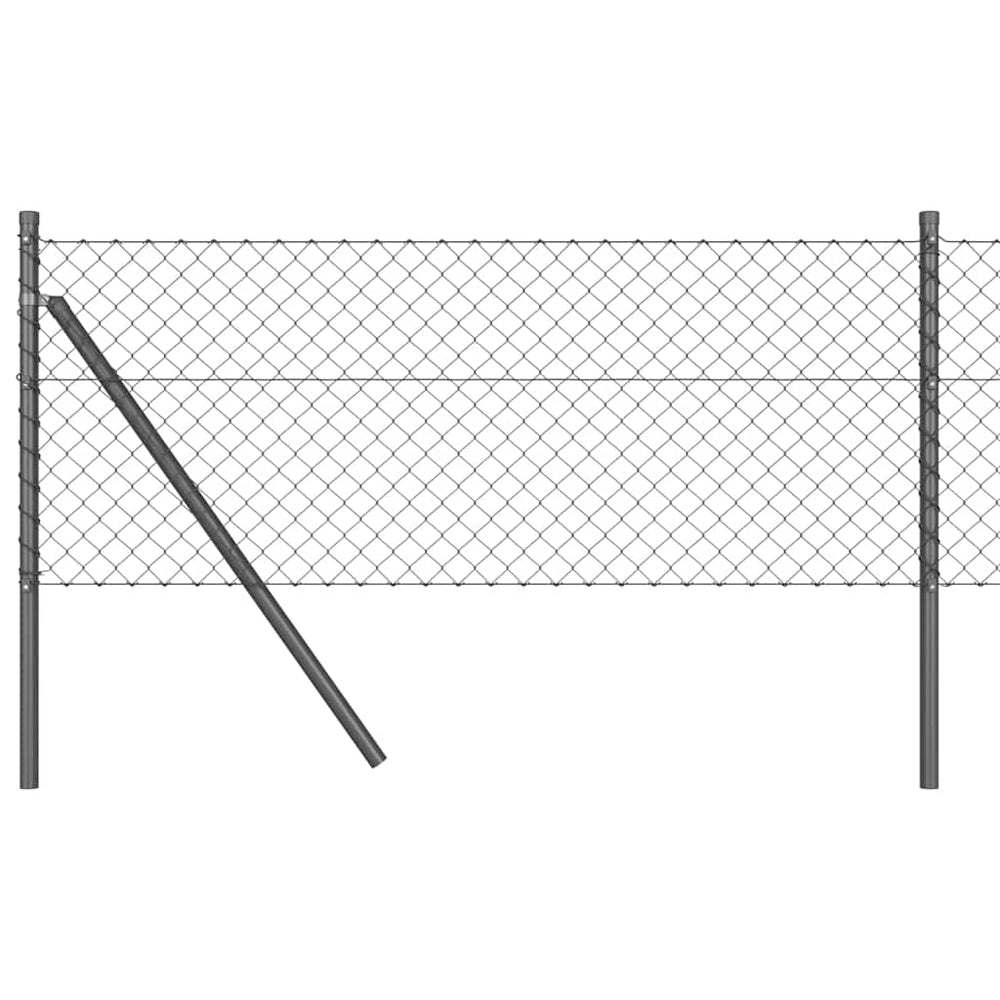 Graue Zaunpfosten 10 x 0,4 m