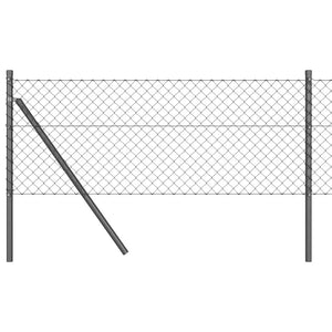 Grauer Zaunpfosten 10x0,6 m