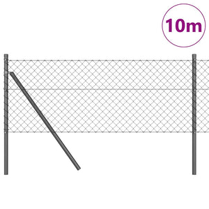 Grauer Zaunpfosten 10x0,6 m