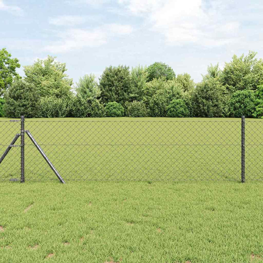 Graue Zaunpfosten 10 x 0,8 m