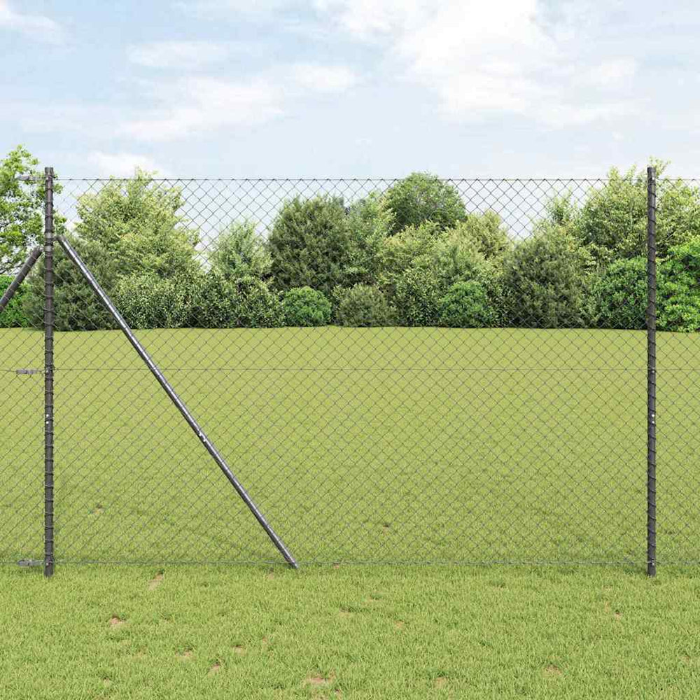 Graue Zaunpfosten 10 x 1,6 m