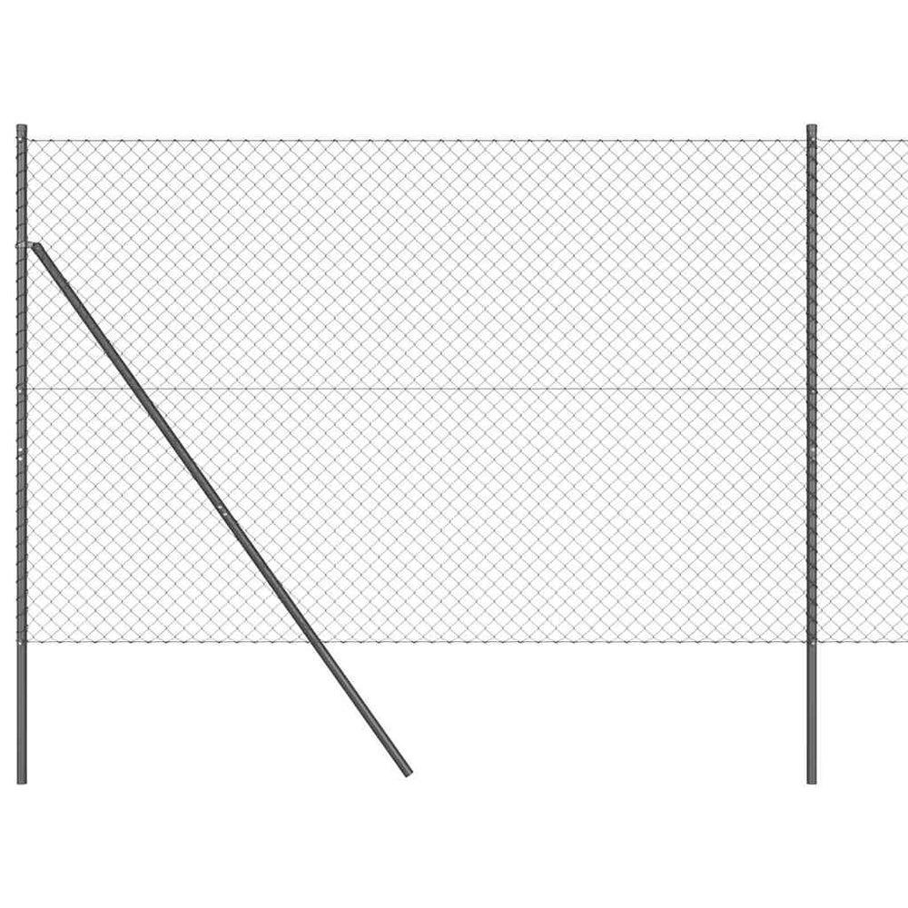 Graue Zaunpfosten 10 x 1,6 m