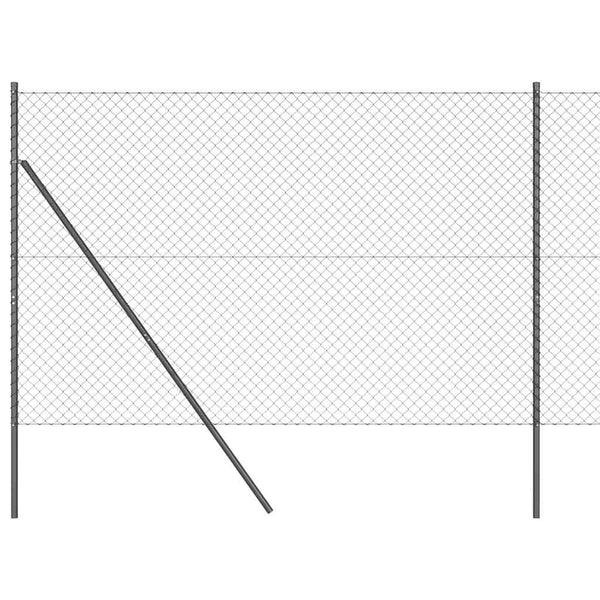 Graue Zaunpfosten 10 x 1,6 m