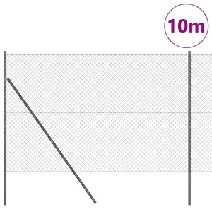 Graue Zaunpfosten 10 x 1,6 m