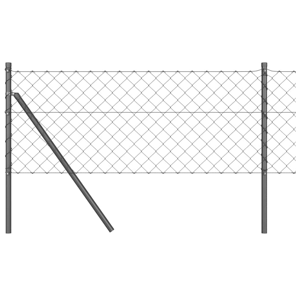 Graue Zaunpfosten 10 x 0,4 m