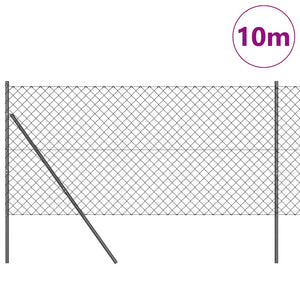 Grauer Zaunpfosten 10 x 1,4 m