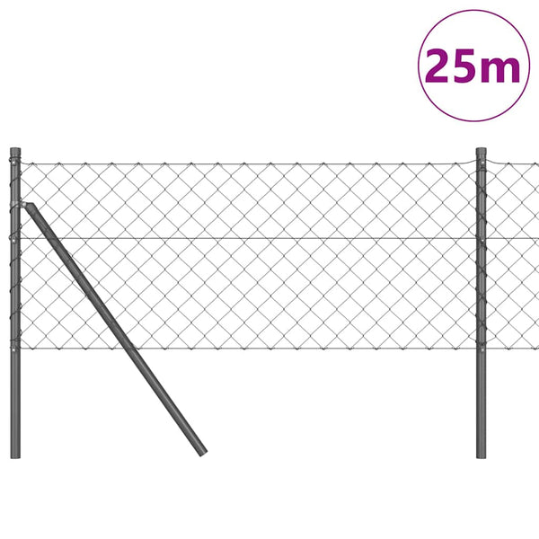Graue Zaunpfosten 2,5 x 0,6 m