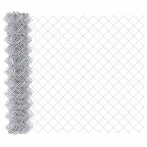 Zaunpfosten Silber 10 x 1 m Stahl