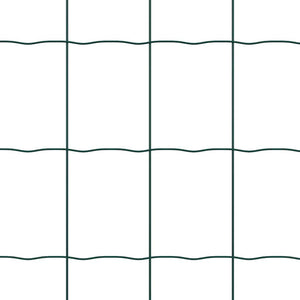Grüner Zaun mit Pfosten 0,8x25m