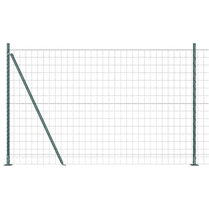Grüner Zaun mit Pfosten 1,2x25m