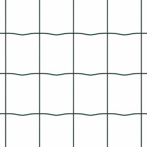 Grüner Zaun mit Pfosten 1,6x10m