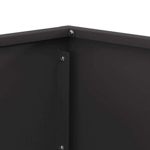 Feuerstelle Stahl Schwarz 60x60 cm