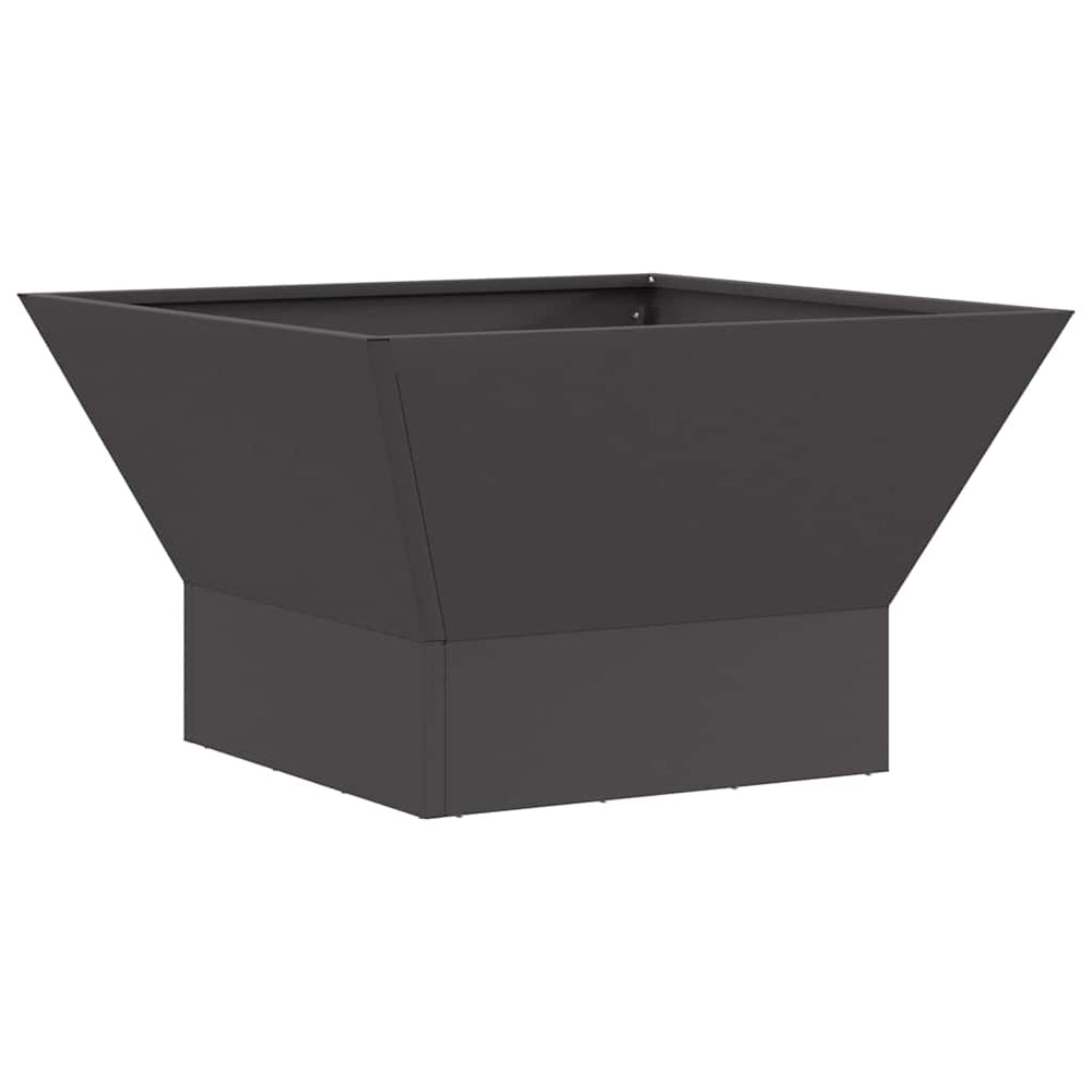 Feuerstelle Stahl Schwarz 60x60 cm