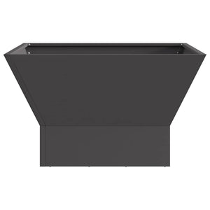 Feuerstelle Stahl Schwarz 60x60 cm