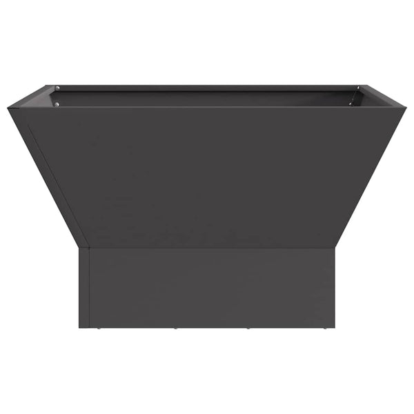 Feuerstelle Stahl Schwarz 60x60 cm