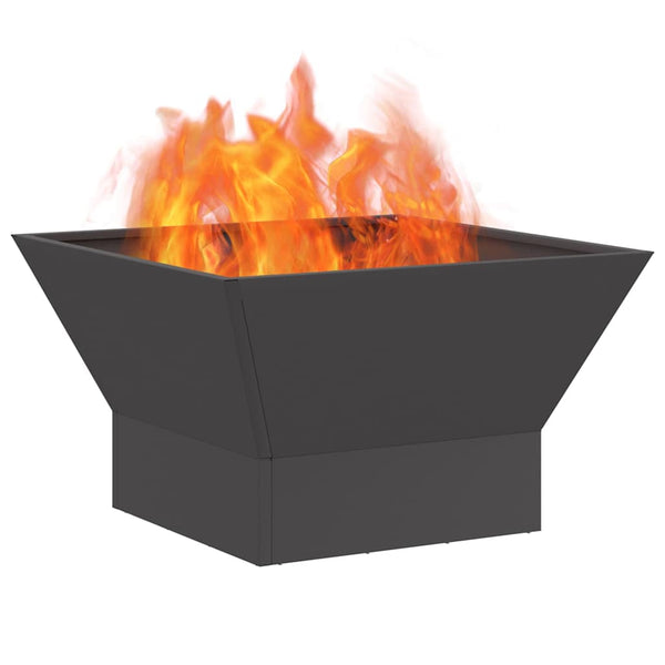 Feuerstelle Stahl Schwarz 60x60 cm