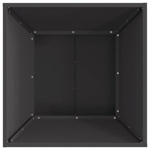 Feuerstelle Stahl Schwarz 60x60 cm