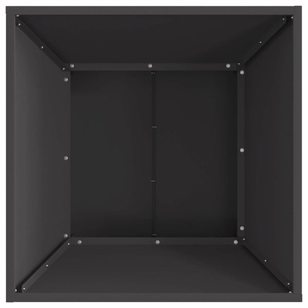 Feuerstelle Stahl Schwarz 60x60 cm