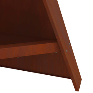 Feuerstelle Braun Wetterfeststahl 58x40x100cm