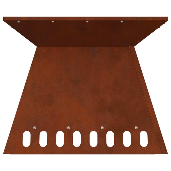 Feuerstelle Braun 48x48 cm