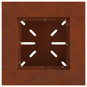 Feuerstelle Braun 48x48 cm