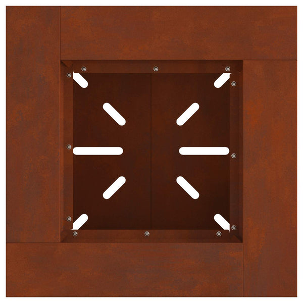 Feuerstelle Braun 48x48 cm