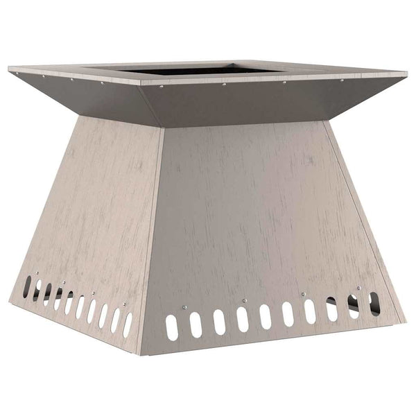 Feuerstelle Braun 60x60 cm Wetterfeststahl