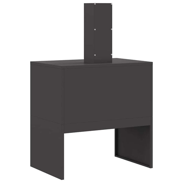 Feuerstelle Schwarz Stahl 60x40x96cm