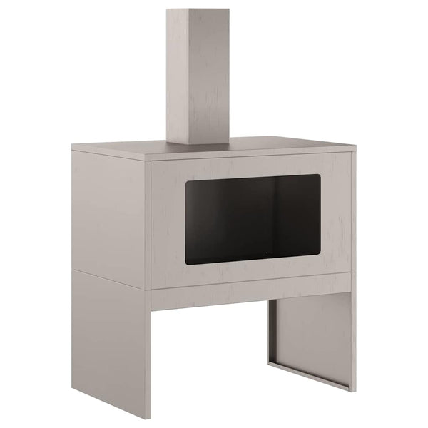 Feuerstelle Braun Wetterfeststahl 60x40x96cm