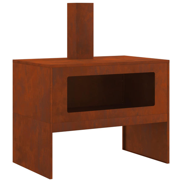 Feuerstelle Braun 80x50x96cm