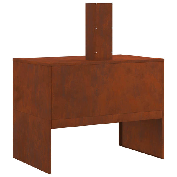 Feuerstelle Braun 80x50x96cm