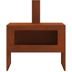 Feuerstelle Braun 80x50x96cm
