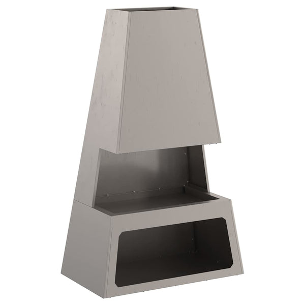 Feuerstelle Braun Wetterfeststahl 60x35x100cm