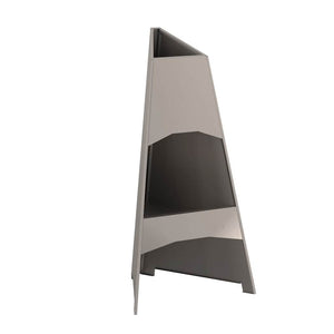Feuerstelle Braun Wetterfeststahl 50x50x95cm
