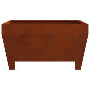 Feuerstelle Braun Wetterfeststahl 80x80 cm