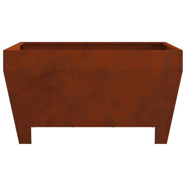 Feuerstelle Braun Wetterfeststahl 80x80 cm