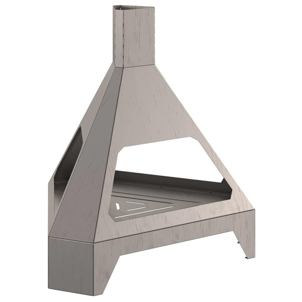 Feuerstelle Braun Wetterfeststahl 50x43x52cm