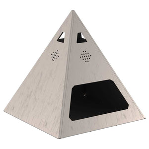 Feuerstelle Braun 50x50 cm Wetterfeststahl