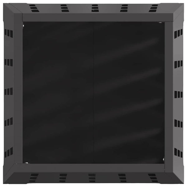 Feuerstelle Schwarz Stahl 50x50x70cm