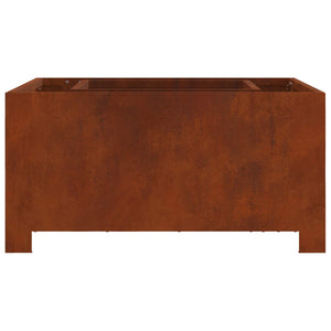 Feuerstelle Braun 60x60 cm aus Cortenstahl